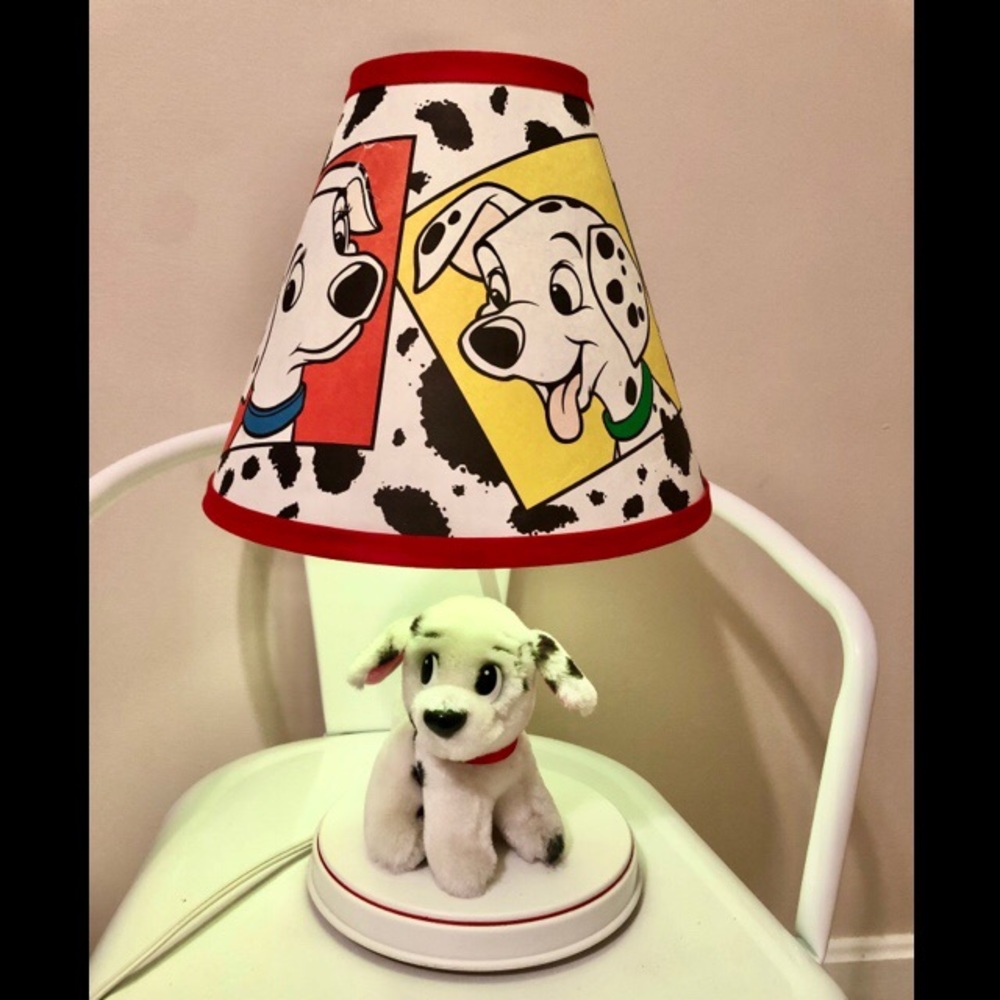 Vintage 101 Dalmatians lamp